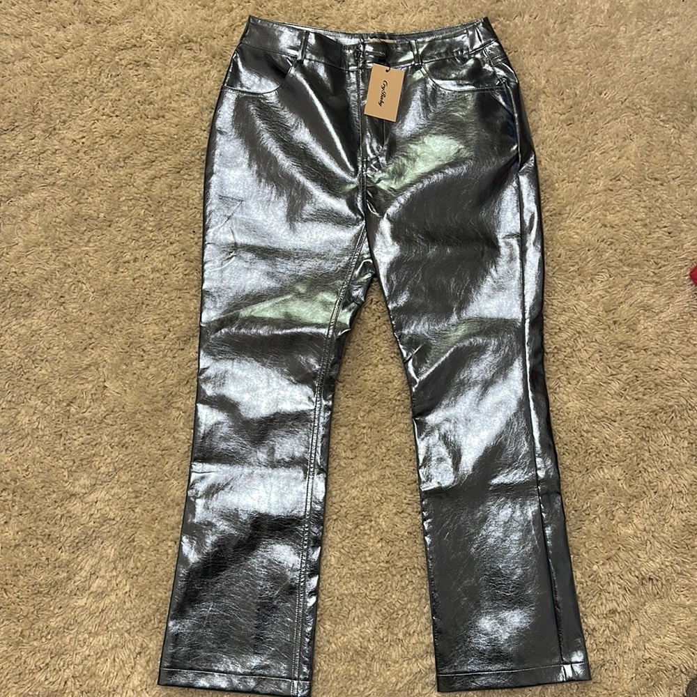 Metallic Blue CryBaby Pants